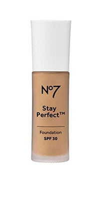 No7 Stay Perfect Foundation (New Formula) - Warm Sand spf30 - 30 ml (pack of 1)