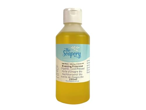 The Soapery Evening Primrose Oil 250ml - Certified Organic Cold Pressed 100% Pure