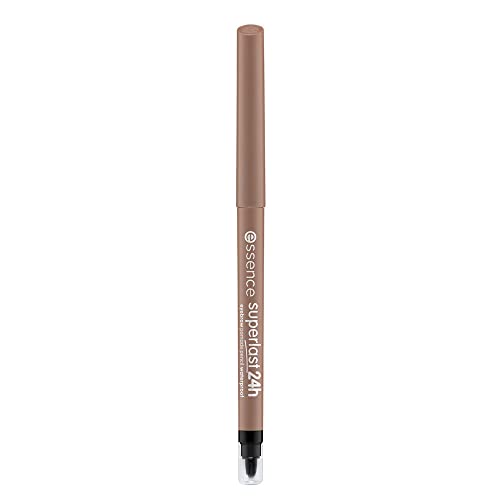 essence SUPERLAST 24 Hour Eyebrow Pomade Pencil Waterproof Eye Pencil, Eyebrow Pencil, 24 Hour Hold, No. 10 Blonde, Nude, Vegan, Waterproof, Microplastic Particles Free (0.31 g)