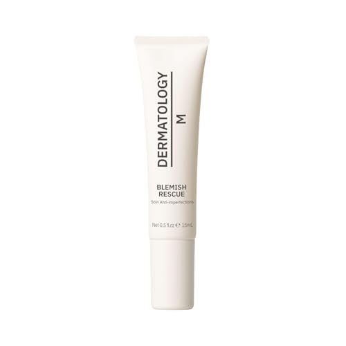 Dermatology M Blemish Rescue | Fast-Acting Spot Treatment Gel to Soothe Blemishes, Reduce Redness, and Clarify Skin – Natural, Vegan Formula