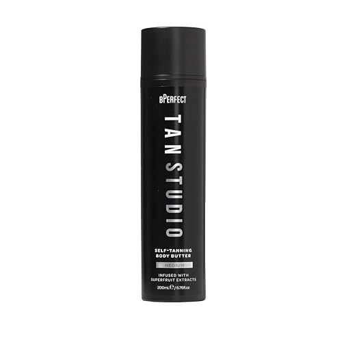 BPerfect Tan Studio - Gradual Tanning Body Butter with Shea Butter & Aloe Vera, Medium, 200ml