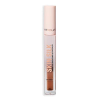Revolution Beauty London Revolution, Skin Silk Radiant Serum Under Eye Brightener, Hydrates & Smooths Under Eye with Hyaluronic Acid & Squalane, Vegan & Cruelty-Free, Dark Orange, 4ml