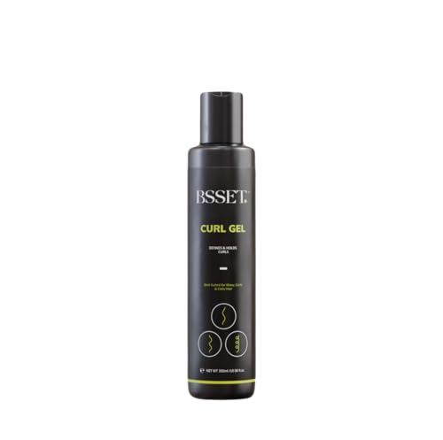 BSSET Curl Gel Defines & Holds Curls for Hair Styling, 300ml / 10.14 fl oz
