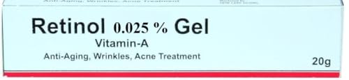 Actitud Retinol Gel 0.025% Vitamin A Repairs Fine Lines & Wrinkles, Scar Treatment, Anti- Aging Formula 20g