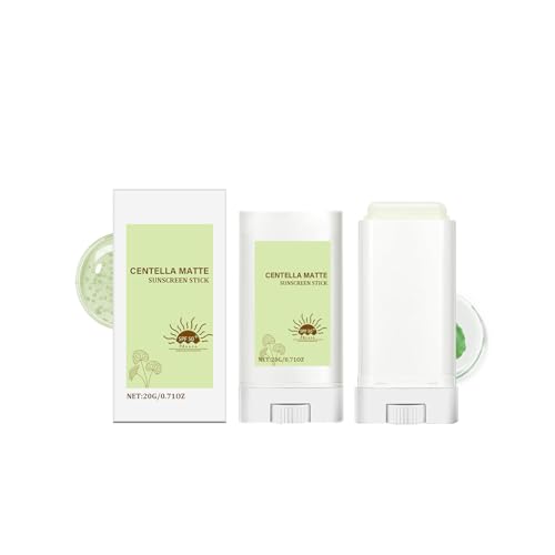 OKAQEE Centella Sunscreen Stick for Face and Body - Sun Cream SPF 50+ - For Outdoor & Beach