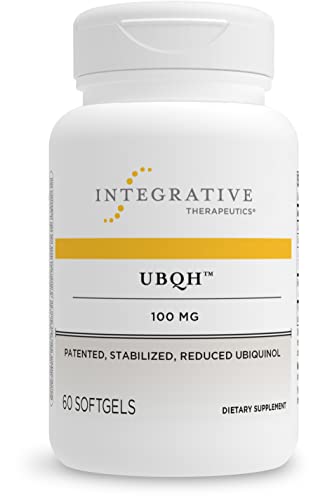Integrative Therapeutics - UBQH 100 mg - Reduced Ubiquinol - CoQ10 Supplement - Supports Cellular Energy* - Dairy Free - 60 Softgels