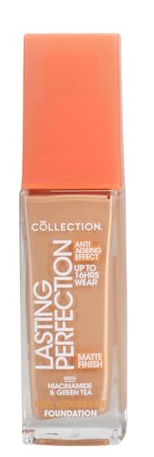 Collection Cosmetics Lasting Perfection Matte Foundation, Full Coverage, Anti-Ageing Effect, 13N Praline Neutral 27ml