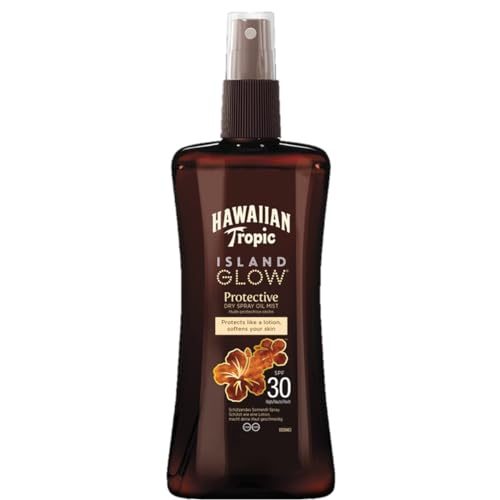 HAWAIIAN Tropic Island Glow Protective Dry Oil SPF 30, L, 1 X 200 M