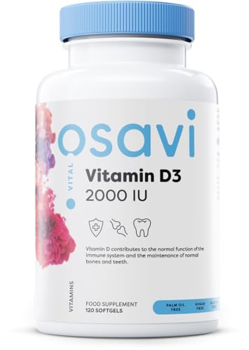 Osavi Vitamin D3, 2000IU - 120 softgels