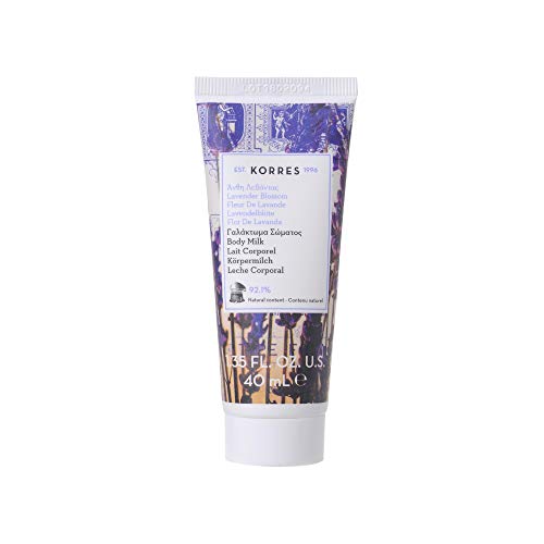 Korres KORRES Natural Travel Size Lavender Blossom Body Milk 40ml, Vegan