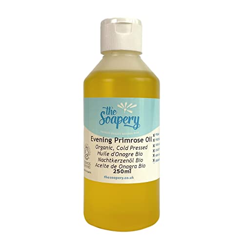 The Soapery Evening Primrose Oil 250ml - Certified Organic Cold Pressed 100% Pure