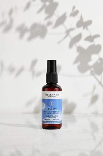 Tisserand Aromatherapyy Tisserand Aromatherapy - Sleep Better, Massage and Body Oil- Lavender, Jasmine, and Sandalwood Essential Oils - 100% Natural Pure Essential Oils - 100ml