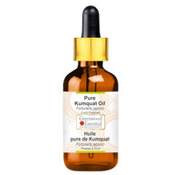 Greenwood Essential Pure Kumquat Oil (Fortunella japonic) with Glass Dropper Cold Pressed 15ml (0.5 oz)