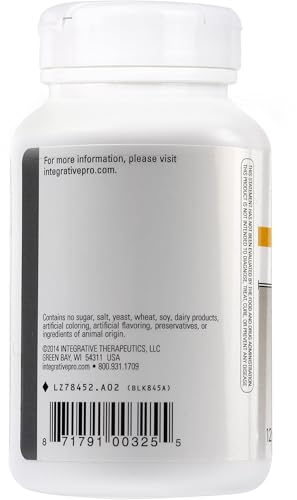 Integrative Therapeutics Fiber Formula - Support Colon Health* - Digestive Health Support with True Dispersion Technology - Contains Psyllium Seed Husk, Pectin, Oat Bran, and Guar Gum - 120 Capsules