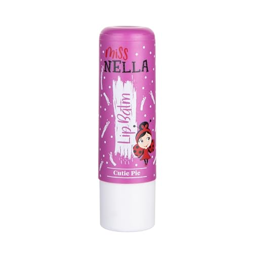 MISS NELLA Miss Nella CUTIE PIE, purple Hypoallergenic children Lip Balm, Non Toxic Make Up for kids, perfect for those with sensitive skin.