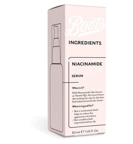 Boots Ingredients Niacinamide serum 30ml