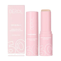 Watermelon Sunscreen Stick SPF 50+, Clear Travel Size Sunscreen SPF50+, Sun Cream SPF50+ with Hydrating Hyaluronic Acid & Niacinamide for a Dewy Glow