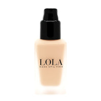 Lola Make-Up Flawless Matte Long Lasting Liquid Foundation, Light, Full Coverage, Buildable, Long Lasting, Vegan, No.B41 Light