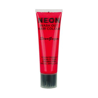 Stargazer Neon UV-Reactive Wash Out Hair Colour, Super Vibrant Colour, Red