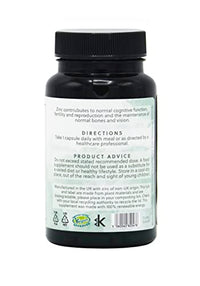 Zinc & Copper Supplement | 15mg Zinc & 1mg Copper per Capsule | 60 Vegan Capsules | G&G Vitamins