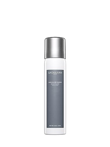 SACHAJUAN Dark Volume Powder Spray 75ml, Creates Structure, Volume and Grip. With Pigments Tailored For Dark Hair, Offers Root Re-growth Coverage. Creates The Look and Feel of Fuller, Thicker Hair.