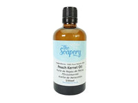The Soapery Peach Kernel Oil 100ml - Carrier Oil for Massage, Skin and Hair Treatments -100% Pure and Natural