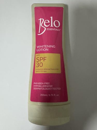 Belo Essentials Whitening Lotion with Skin Vitamins, Paraben-Free, Hypoallergenic, 200mL