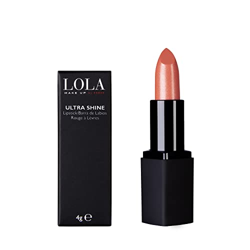 Lola Make-Up Ultra Shine Lipstick, Enriched With Antioxidant Vitamins A, C & E, Hyaluronic Acid No. 036 Coral Kiss, Vegan
