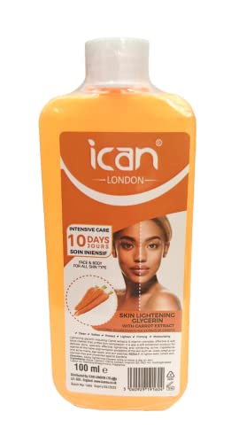 ICAN LONDON ican London Carrot Extract Skin Lightening Glycerine 100ml
