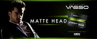 Vasso Matte Head Hair styling Wax Mattelook 2 PCS OFFER, GREEN, 300 millilitre, 150