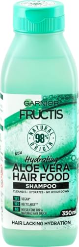 Garnier Fructis Hair Food Aloe Vera Shampoo, Natural Hydrating Shampoo, Vegan, 350 Ml