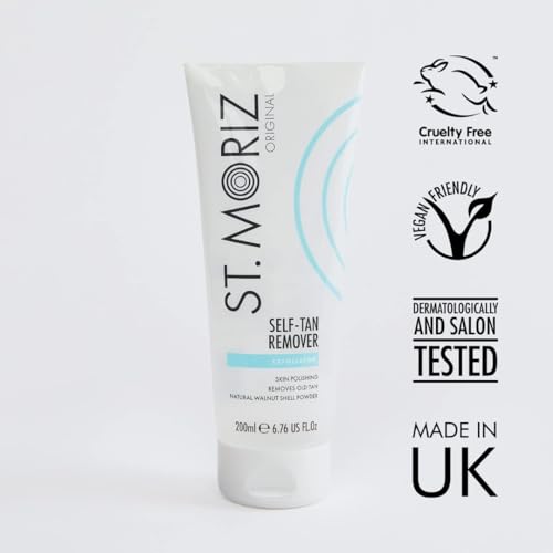 ST. MORIZ St Moriz FAKE AWAY Self Tan REMOVER 200ml In Shower Body Scrub to remove Self Tan
