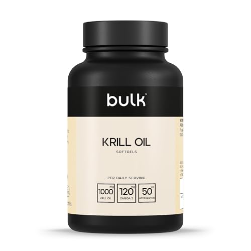 Bulk Krill Oil Softgels, Pack of 60, 500 mg