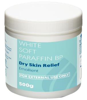 Generic White Soft Paraffin BP Dry Skin Relief Ointment, 500g