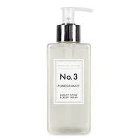Hotel Collection No.3 Pomegranate Luxury Hand & Body Wash - 250ml | Moisturizing Formula, Refreshing Scent, Hydrating and Nourishing