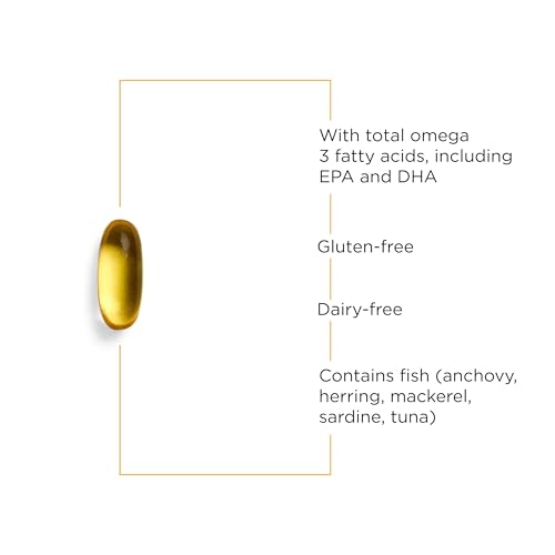 Integrative Therapeutics - Pure Omega HP Fish Oil Softgels - 575 mg Omega 3 Fatty Acids with EPA and DHA - Fish Oil -Sustainably Sourced - 120 Count
