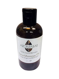 Aromabar Winter Warmer Massage Oil Gift Set (3 x 125ml) Warmth (Sweet Orange, Frankincense & Ginger), Heat (Rosemary, Lemon & Ginger) and Spice (Sweet Orange. Ginger & Black Pepper)