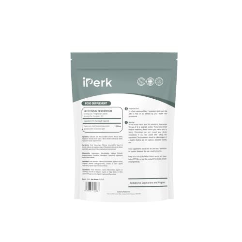 iperk Hyaluronic Acid 300mg | 120 Capsules 4 Months Supply | Hyaluronic Acid Supplement