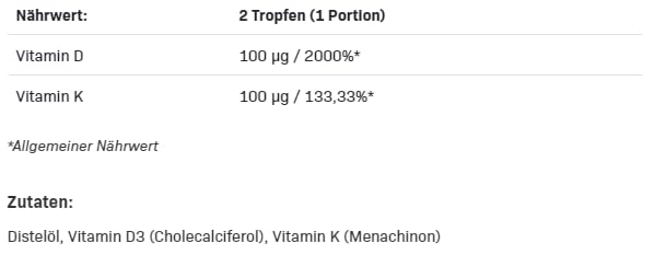 ALLNUTRITION Vitamin D3 4000+K2 Drops Liquid Dietary Supplement -Vitamin D3 & K2-500 Servings - Vitamin d3 and k2 high Strength - Vegan Vitamin D3 & K2 Vitamin Supplements - 30ml
