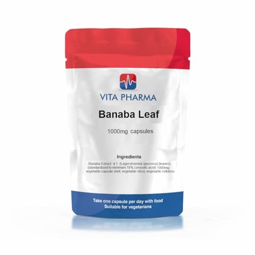 Vita Pharma VITA PHARMA Banaba Leaf 1000mg 240 Capsules