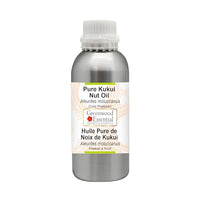 Greenwood Essential Pure Kukui Nut Oil (Aleurites moluccanus) Cold Pressed 300ml (10 oz)