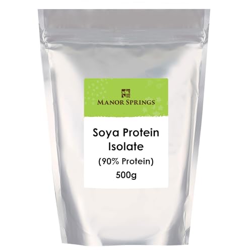 MANOR SPRINGS SOYA Protein Isolate (90% Protein) 500g by Manor Springs