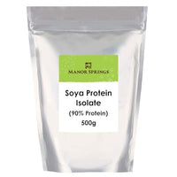MANOR SPRINGS SOYA Protein Isolate (90% Protein) 500g by Manor Springs