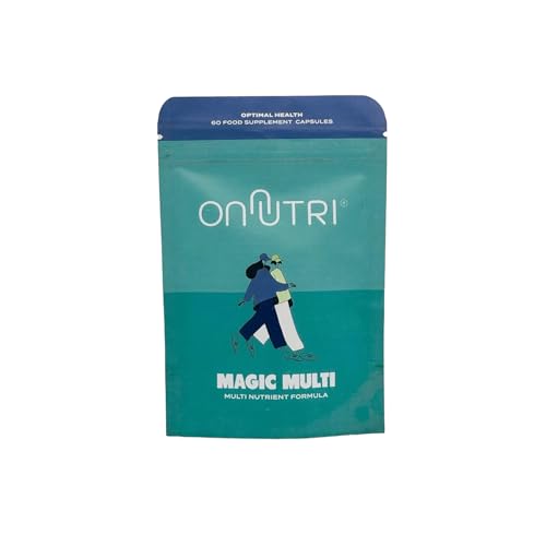 Onnutri Magic Multi Vitamins, Minerals and Organic Ashwagandha for Teens - 60 Natural Capsules Optimal Health