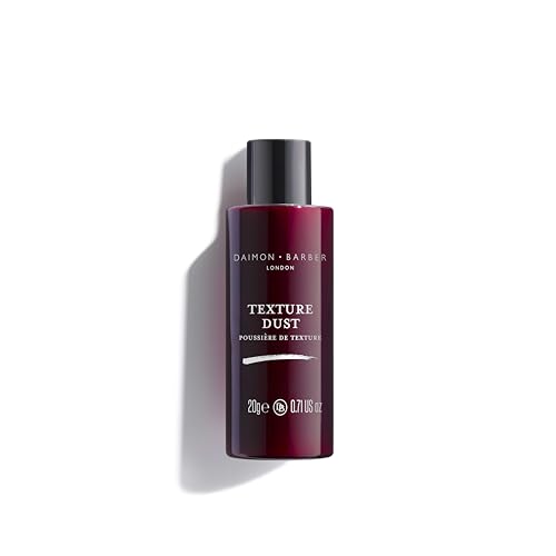 Daimon Barber Matte Texture Dust, Mens Hair Styling Powder for A Natural Matte Finish With Added Volume and Texture, Ideal for Fine Thinning Hair 20g