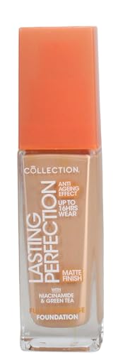 Collection Cosmetics Lasting Perfection Matte Foundation, Full Coverage, Anti-Ageing Effect, 11N Maple Neutral 27ml