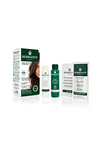 Herbatint Permanent Dye Care Of 8 Plant Extracts 150ml - 4N Chestnut