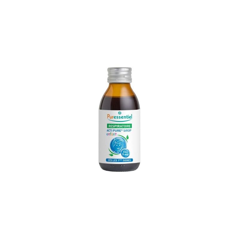Puressentiel Acti Pure Kids Syrup 125ml – Colds & Sore Throat Syrup - Relieves sore throats immediately and decongestant - Supports kids immunity - 100% Natural Formula - Suitable for Children aged 3+