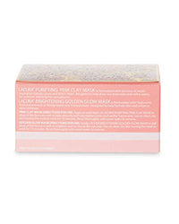 Gift Pink Clay And Golden Glow Multi Mask Brightening Pores Refining Face Hydrating Radiance Enhancer 100ml