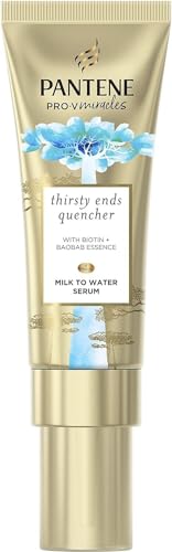 3x Pantene Pro-v Miracles Hydra Day Hair Serum Thirsty Ends Quencher, Milk To Water Serum with Biotin & Baobab Essence, 70ml